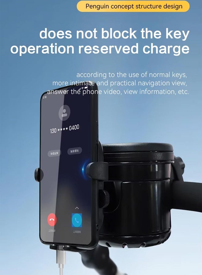 Berma Baby ملحقات عربة الأطفال، رف تخزين عربة الأطفال العالمي، مناسب لعربات الأطفال وعربات الأطفال وعربات الأطفال والدراجات، 3 في 1 لتخزين زجاجة المياه والهاتف المحمول، دوران 360 درجة، تصميم غير قابل للانزلاق - Image 4