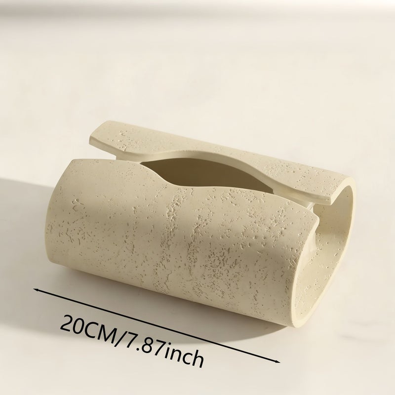 Marble Decorative Curly Tissue Box Holder for Bathroom Living Room Office - Image 3