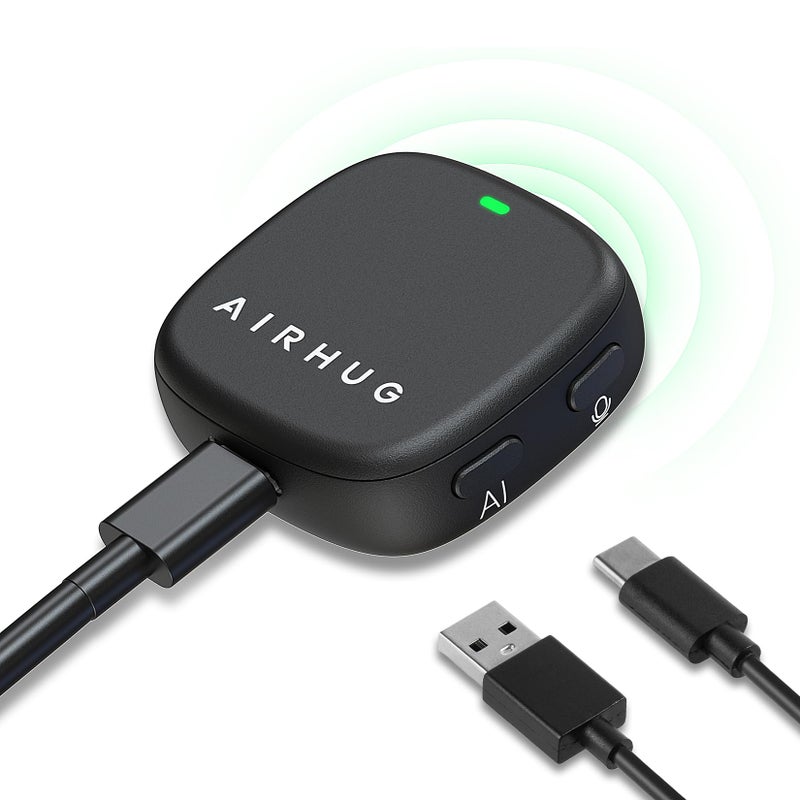 AIRHUG Conference USB Microphone, Desktop Computer Mic, Noise Canceling, Mute Button & LED Indicator, Plug & Play for Video Conference, Gaming, Online Class, Compatible with Windows & MacOS - Image 1