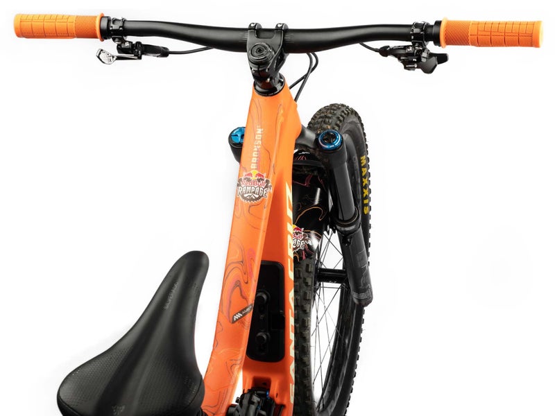 All Mountain Style Bike Frame Protector Extra Red Bull Rampage Ridgeline - Universal Fit, 10-Piece Set for Down Tube, Chainstay, Cable Wear, High-Impact Honeycomb PVC - Image 3