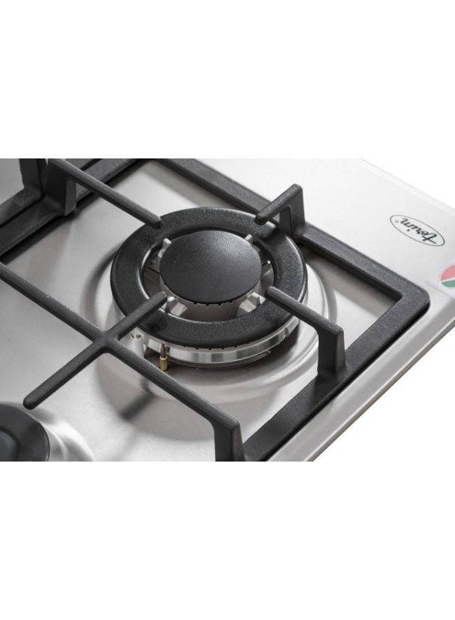 Terim TERBIGH905SS, 90 cm Built-in Gas Hob, Flame Failure Device, Cast Iron Pan Supports, Gas Conversions Kit, Made in Turkey TERBIGH905SS black - Image 2