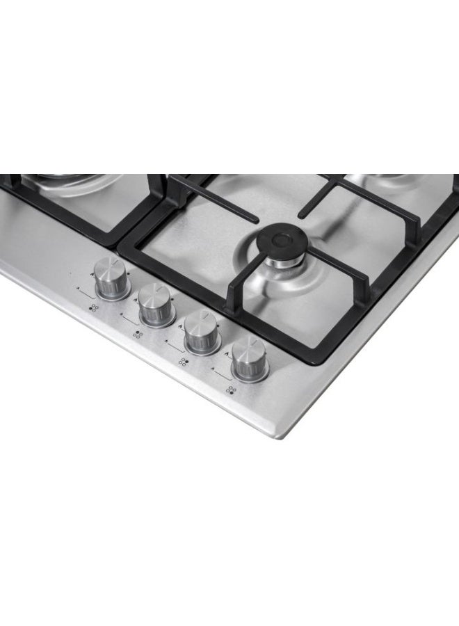 Terim TERBIGH905SS, 90 cm Built-in Gas Hob, Flame Failure Device, Cast Iron Pan Supports, Gas Conversions Kit, Made in Turkey TERBIGH905SS black - Image 5