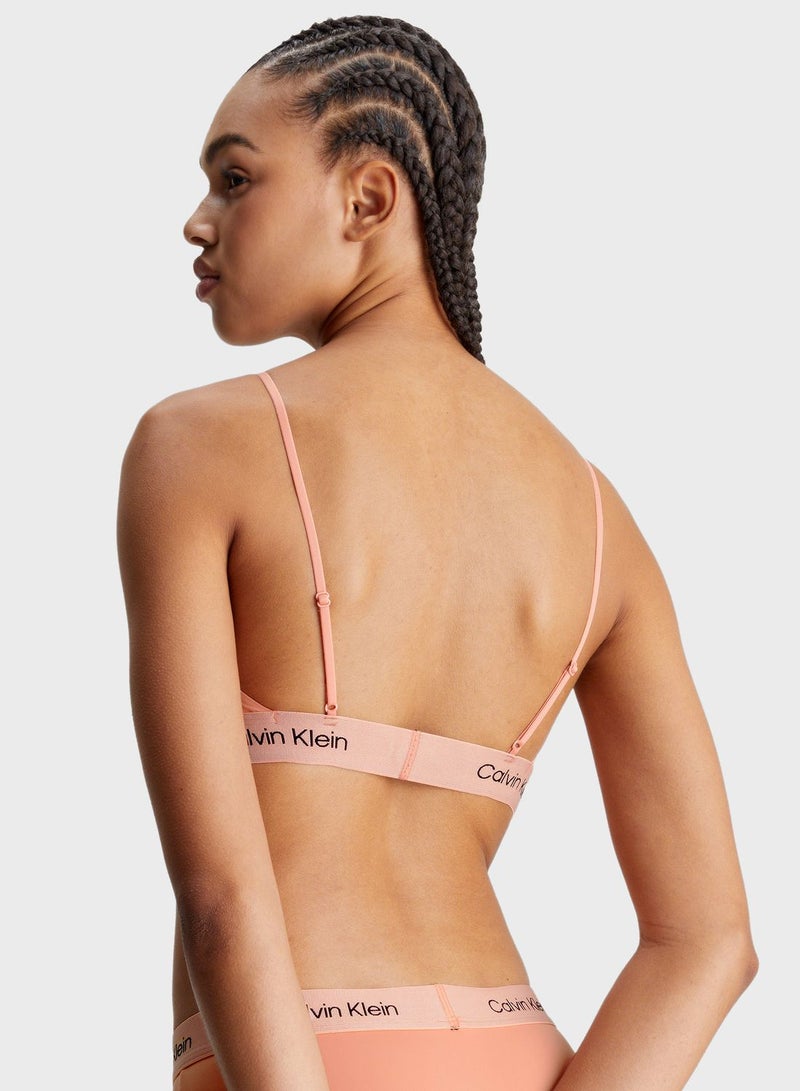 CALVIN KLEIN Unlined Logo Bralette - Image 2