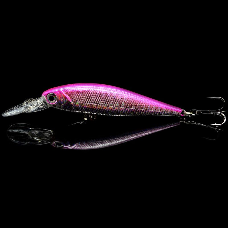 OriGlam 10 Pack Fishing Lures Hard Baits, 3D Eyes Minnow Fishing Lures Crankbait, Swimbait Fishing Tackle Lure Kit for Freshwater/Saltwater/Topwater, Bass, Trout, Walleye, Redfish - Image 3