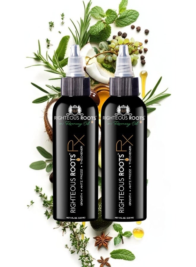 رايتيوس روتس Righteous Roots Rx 4fl oz - Growth, Anti Frizz and Thickener - Image 1
