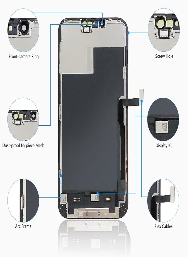 Diykitpl for iPhone 13 Pro Max Screen Replacement 6.7 Inch, 3D Touch LCD Display for A2484, A2641, A2644, A2645, A2643, with Repair Tools Kit+Waterproof Frame Adhesive Sticker+Screen Tempered Protector - Image 2