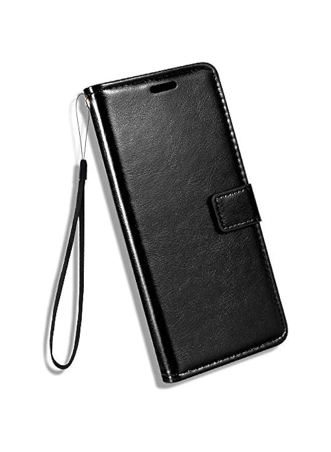 Premium PU Leather Flip Case with Card Holder and Stand for Honor X6B / Huawei Honor X6A 4G (6.56 inch) - Magnetic Cover black - Image 2