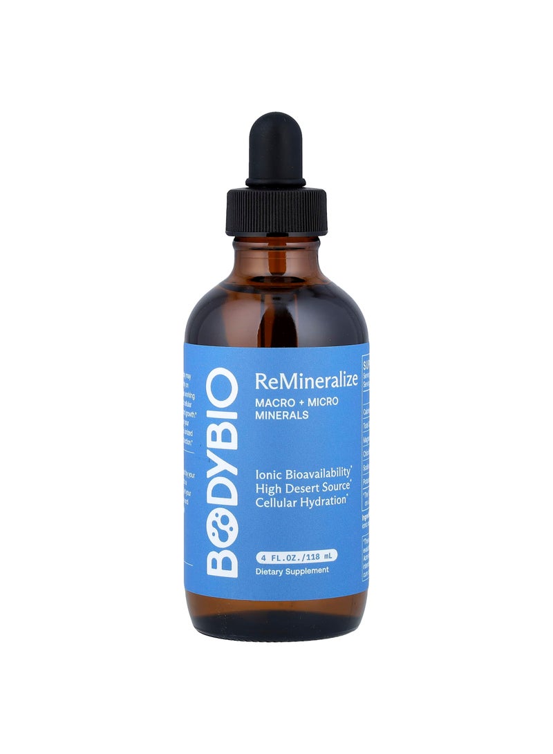Remineralize, Macro + Micro Minerals, 4 fl oz (118 ml)