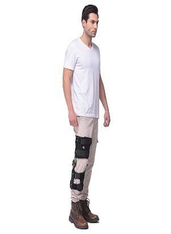 SpiffySky Adjustable Universal R.O.M. Knee Brace for Men and Women | Orthopedic Support for Knee Injuries | One-Size-Fits-All - Image 5