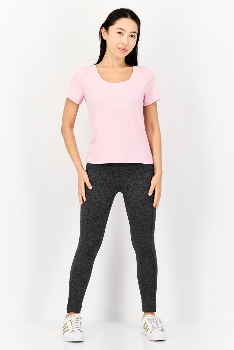 SKECHERS Women Sportswear Fit Short Sleeves Training T-shirt, Pink - Image 4