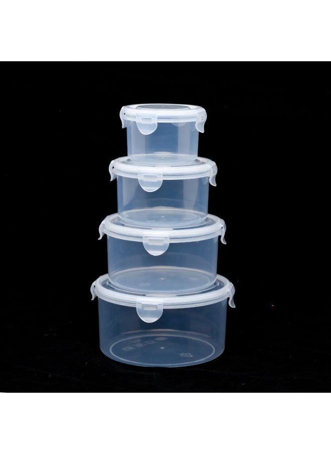 Generic - Factory Direct Multi-buckle Commercial Crisper Food Grade Refrigerated Heated Crisper Storage Sealed-Specifications:Square Z03 1350ml-Color:Transparent - Image 1