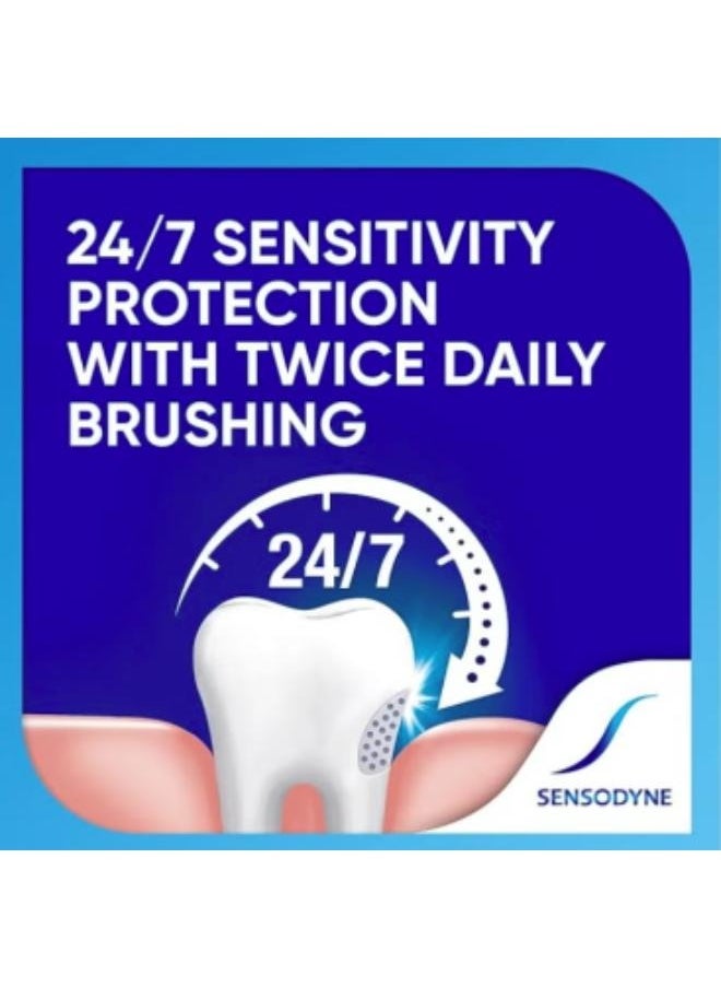 Sensodyne Sensodyne toothpaste for sensitive teeth and protection from cavities Extra whitening  - Image 2