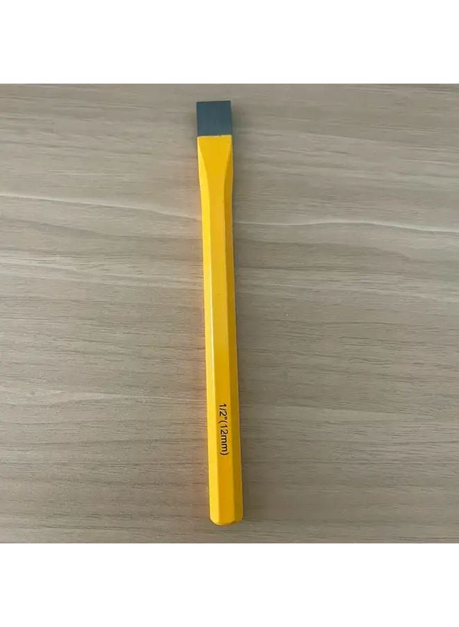 3 Piece Chisel Set Heavy Duty Steel Brick Hammer Flat Pointed Chisel Trowel - Image 4