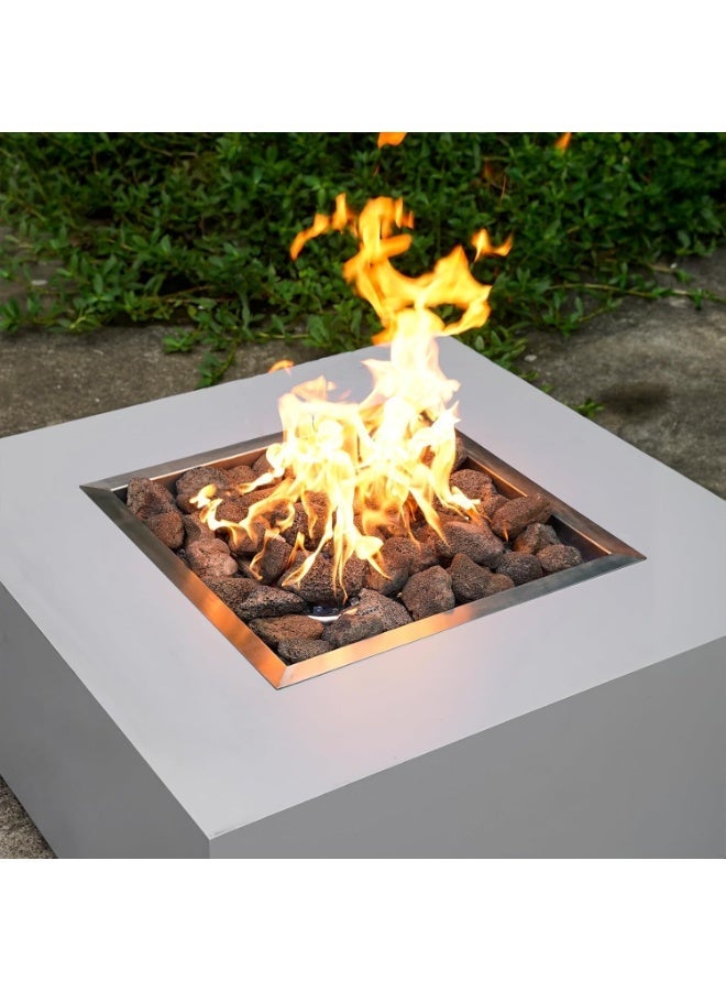 والموه 2 أرطال من صخور الحمم البركانية الطبيعية، سوداء اللون، قطع كبيرة بحجم 5-8 سم، مناسبة لحفر النار، وأوعية النار، ومجموعات جذوع الغاز، والمواقد الداخلية والخارجية، وتنسيق الحدائق. - Image 3