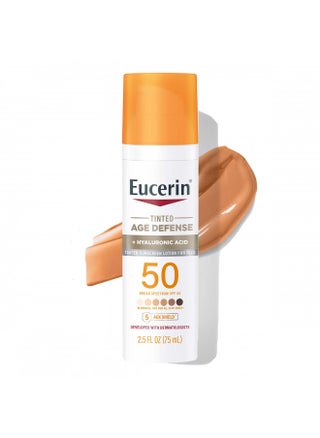 Sun Tinted Age Defense Spf 50 Face Sunscreen Lotion, Hypoallergenic, Fragrance Free Tinted Sunscreen Spf 50 With Hyaluronic Acid, 2.5 Fl Oz Bottle - pzsku/Z5CB4A4B9408D607702C5Z/45/_/1726037411/5da6aba8-c6d0-4a52-a71a-2ead92a471cd