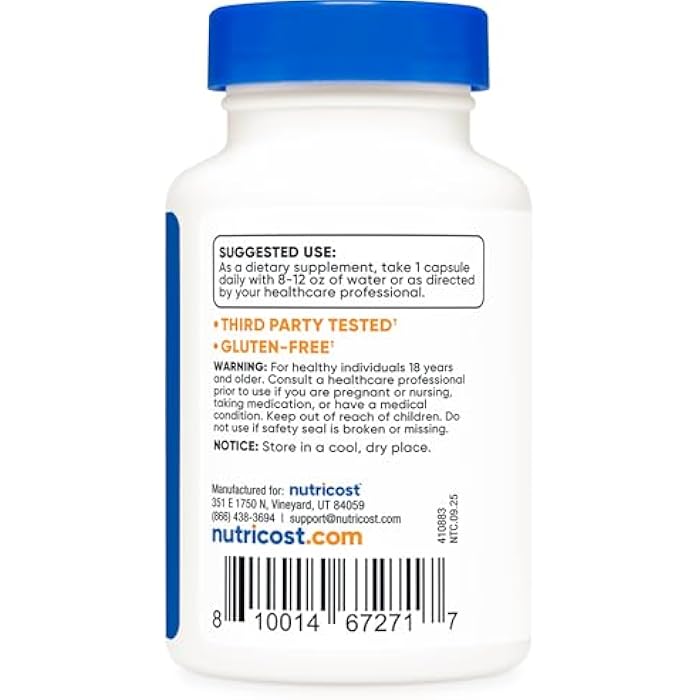 Nutricost Melatonin 3mg, 240 Tablets - 3mg Per Serving, Non-GMO, Gluten Free - Image 5