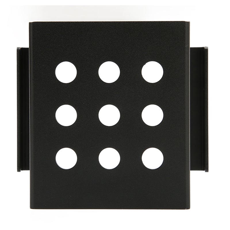 2.5in HDD Mounting Rack Aluminium Alloy Hollow Design High Hardness 2.5in Hard Drive Cage for 2.5in IDE HDD SSD Black (Not Inclube Hard Disk) - Image 4