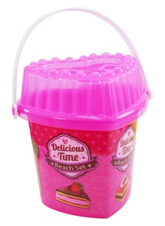 AL QADAH 7 Piece Beach Toys Bucket Set for Kids Ages 3+ 20x10 cm  - Image 2
