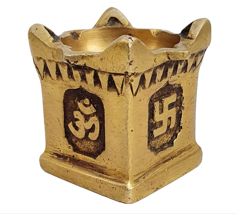 Mohan Jodero Tulsi Deepak Diya/Tulsi Diya/Tulsi Deepam/Oil Lamp for Pooja - Image 4