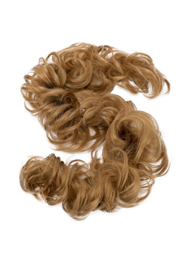 كايشا هيربيسي لف الشعر ألياف صناعية مقاومة للحرارة مجعد فوضوي أوبدو عسلي أشقر Hw12 - Image 1