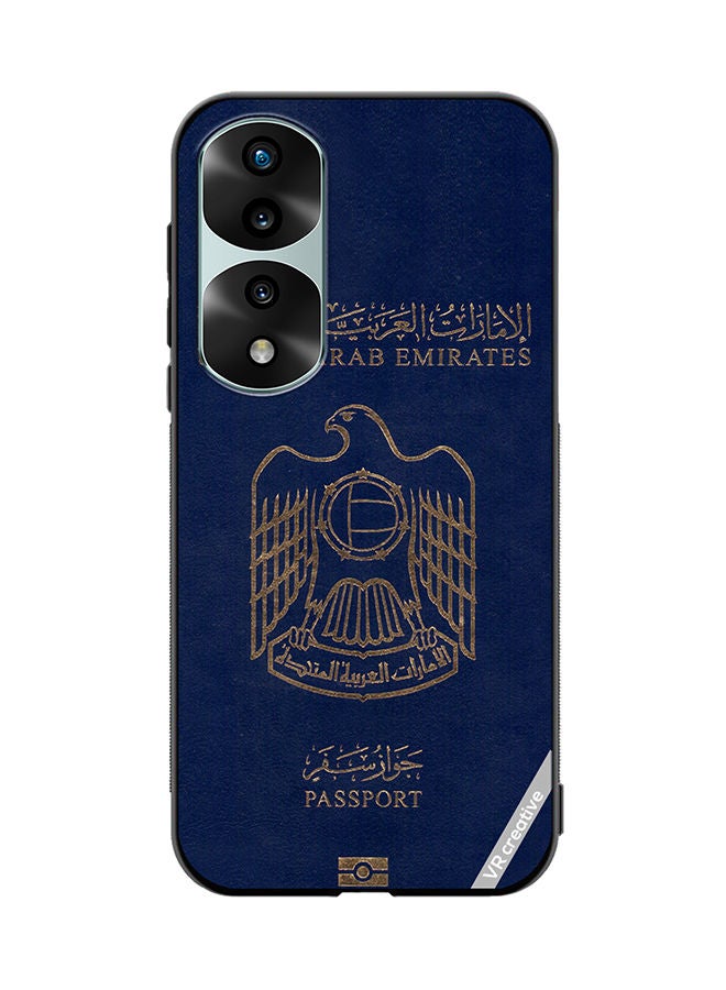 VR CREATIVE Protective Case Cover For Honor 70 Pro plus Uae Passport Design Multicolour - Image 1