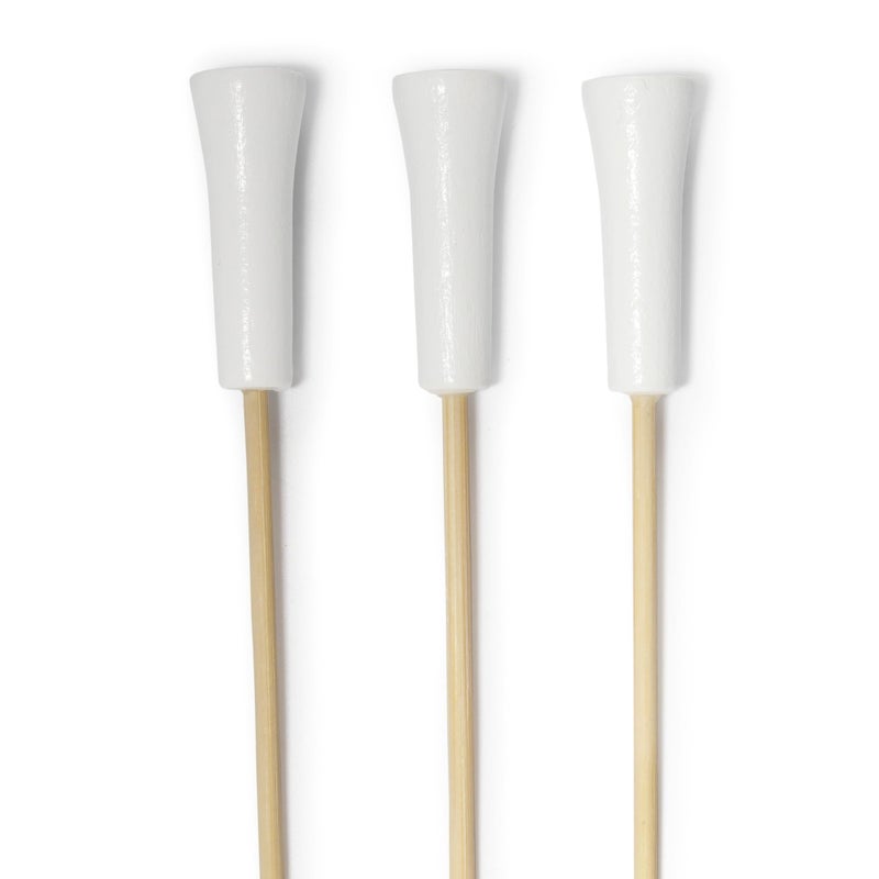 BambooMN BambooMN Decorative Golf Tee Bamboo Cocktail Sandwich Skewer Picks  675  White  100 Pieces