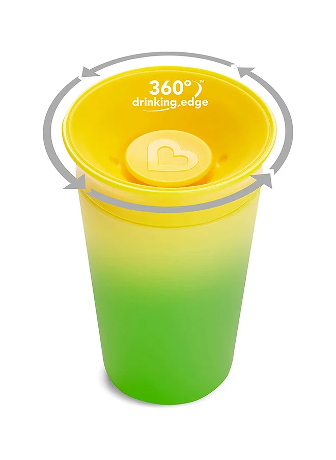 Munchkin Miracle 360° Colour Changing Sippy Cup 9 Oz/ 266ml Yellow