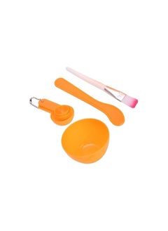 MIRFA Facial Mask Bowl Kit - 6 Pieces - Orange  - Image 1
