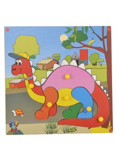 Skillofun Skillofun-Tps 30 Wooden Theme Puzzle Standard Dinosaur Knobs, Multi Color 24 Months 5 Years For Kids  - Image 1