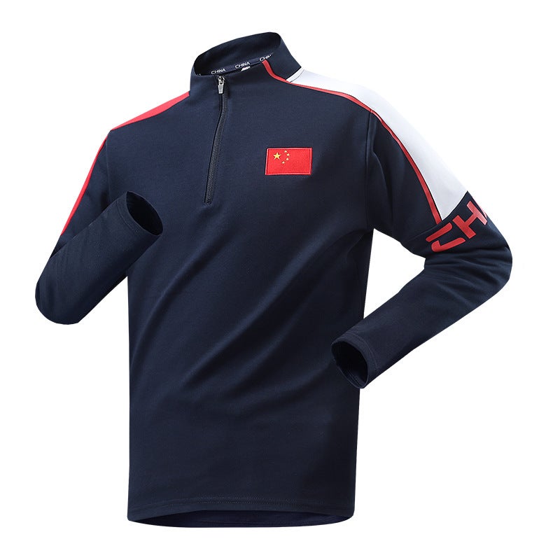 Chinese Team School Uniform For Middle School Students Couple'S Sports Single Clothes Men'S And Women'S Class Clothes Work Clothes Training Sportswear - Image 3