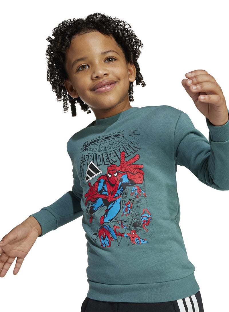 Adidas Kids Marvel Spider-Man Joggers Set - Image 3