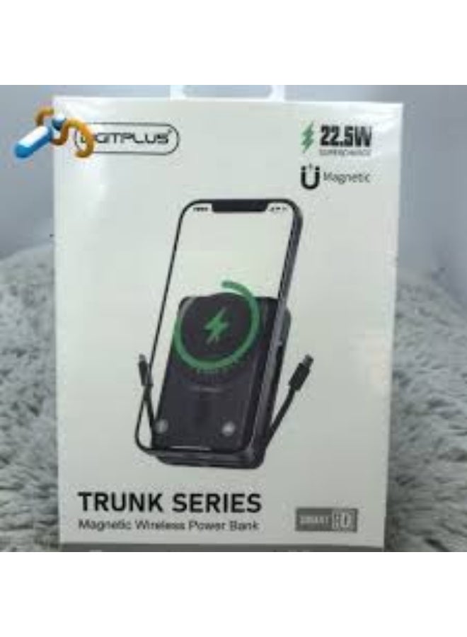 DigitPlus DP-PB26 Wireless Magnetic Power Bank – 5000mAh Slim Portable Charger with 15W Wireless & 20W USB-C Fast Charging - Image 3