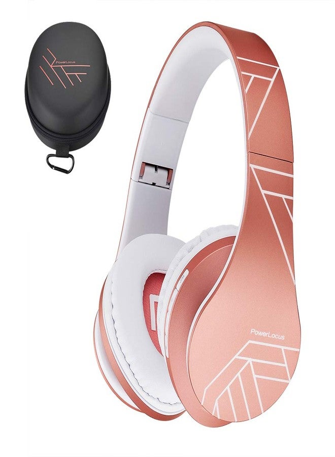 PowerLocus Bluetooth Headphones Over Ear, Wireless Bluetooth Headphones with Microphone, Foldable, Hi-Fi Stereo Sound, Soft Memory Foam Earpads, Micro SD/TF and FM mode for Phone/PC/Tablet - Image 1