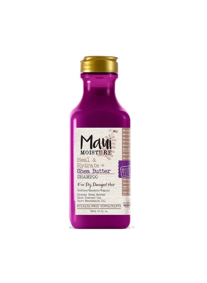 ماوي مويستشر مجموعة شامبو وبلسم Maui Moisture Heal & Hydrate بزبدة الشيا 385 مل × 2 لترطيب وإصلاح الشعر الكيرلي والجاف والمتضرر - Image 2