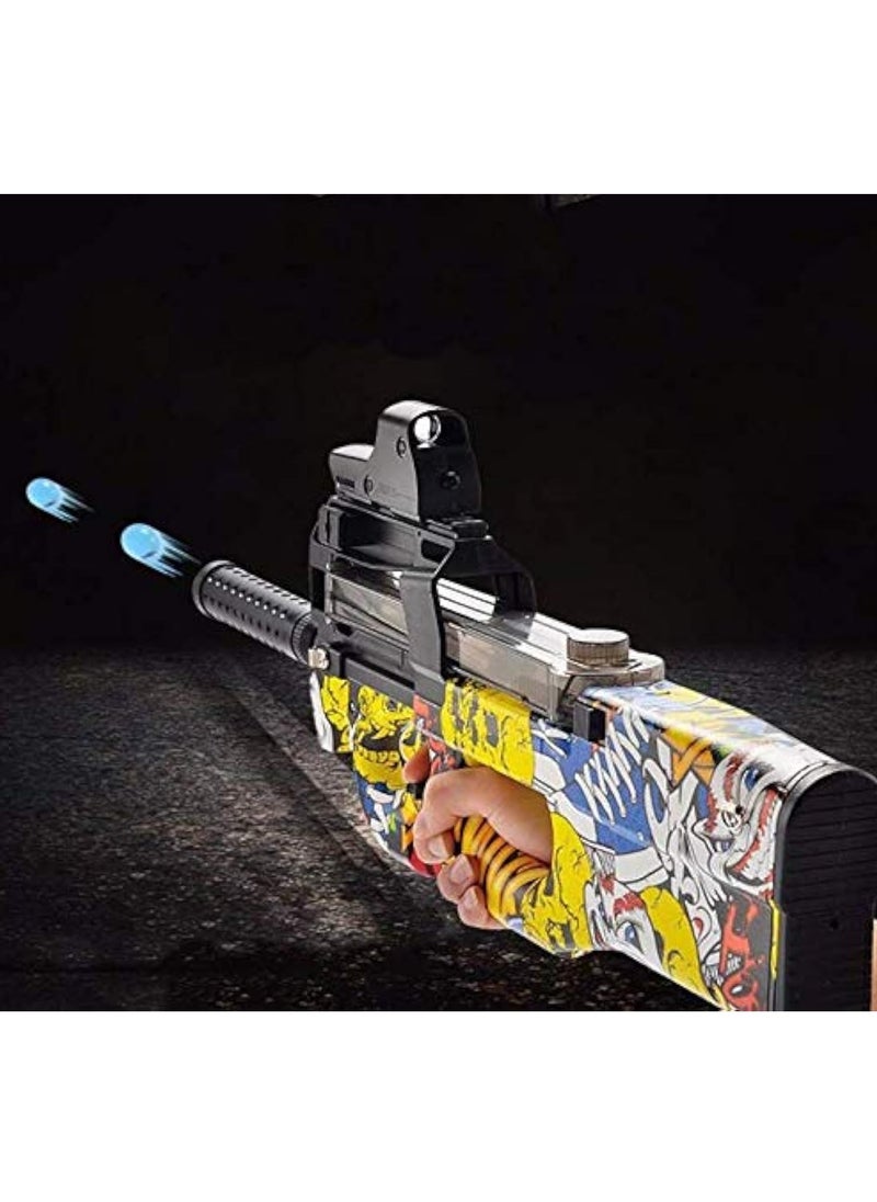 Electric Auto Toy Gun Graffiti edition Live CS Assault Snipe Weapon Water Bullet Bursts Gun Funny Outdoor Pistol Toys For children