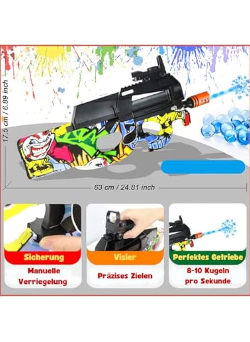Electric Auto Toy Gun Graffiti edition Live CS Assault Snipe Weapon Water Bullet Bursts Gun Funny Outdoor Pistol Toys For children