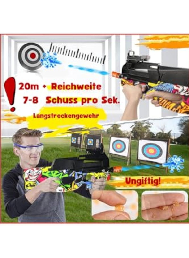 Electric Auto Toy Gun Graffiti edition Live CS Assault Snipe Weapon Water Bullet Bursts Gun Funny Outdoor Pistol Toys For children