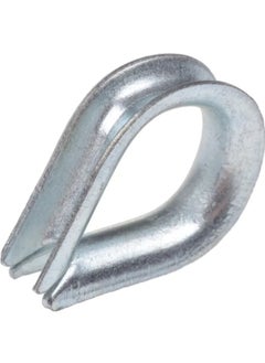 China 5 x 6MM Wire Rope Thimbles - Galvanised Steel Commercial Loop, Rigging Strap, Heavy Duty, Eyelet Rings  - Image 1