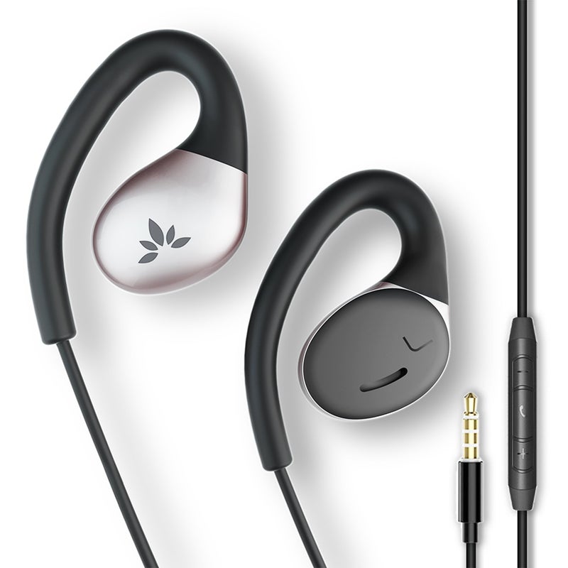 Avantree Resolve - 3.5mm AUX Wired Open-Ear Earbuds w/Mic & Over-Ear Hook - Image 1