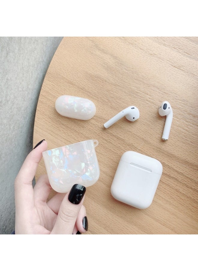 Generic - Suitable For AirPods Protective Case 2 Generation Shell Pattern Bluetooth Earphone Case Protective Case Anti-drop Wear-resistant Portable-Color:Pink-Applicable Models:AirPods Pro 2 - Image 1