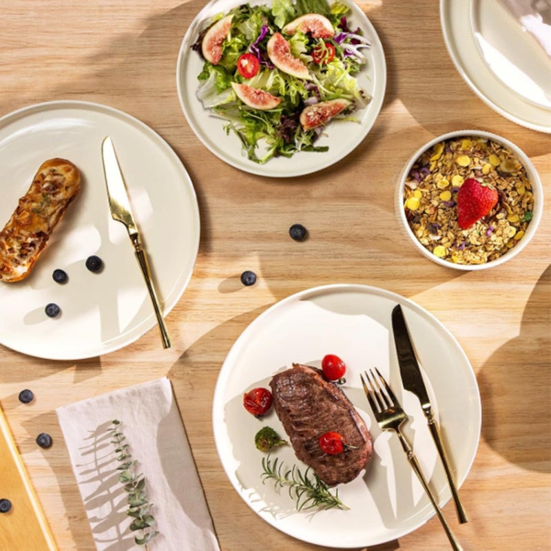 Unbreakable Dinnerware Set For 4 With Storage Box Shatterproof Microwave Dishwasher Safe - Image 4