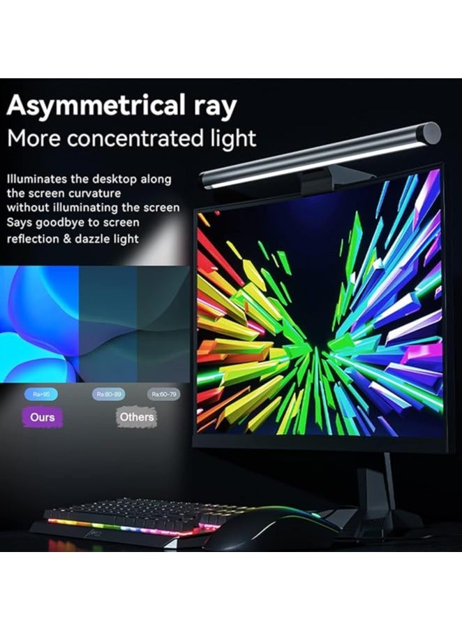 erorex Computer Monitor Light Bar, Monitor Eye Protection Lamp, Wireless Remote Control Lamp Dimmer Switch, Screen Glare Free Monitor Desk Lamps for Work & Office  - Image 3