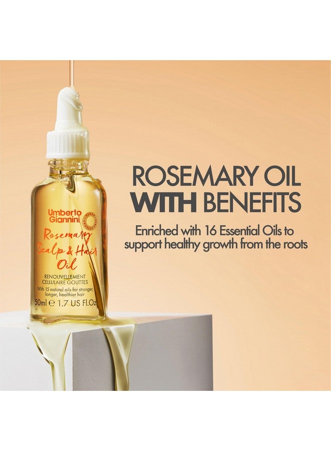 Umberto Giannini Rosemary Oil Treatment for Scalp and Hair 1.69 fl Oz - Vegan & Cruelty Free - Image 3