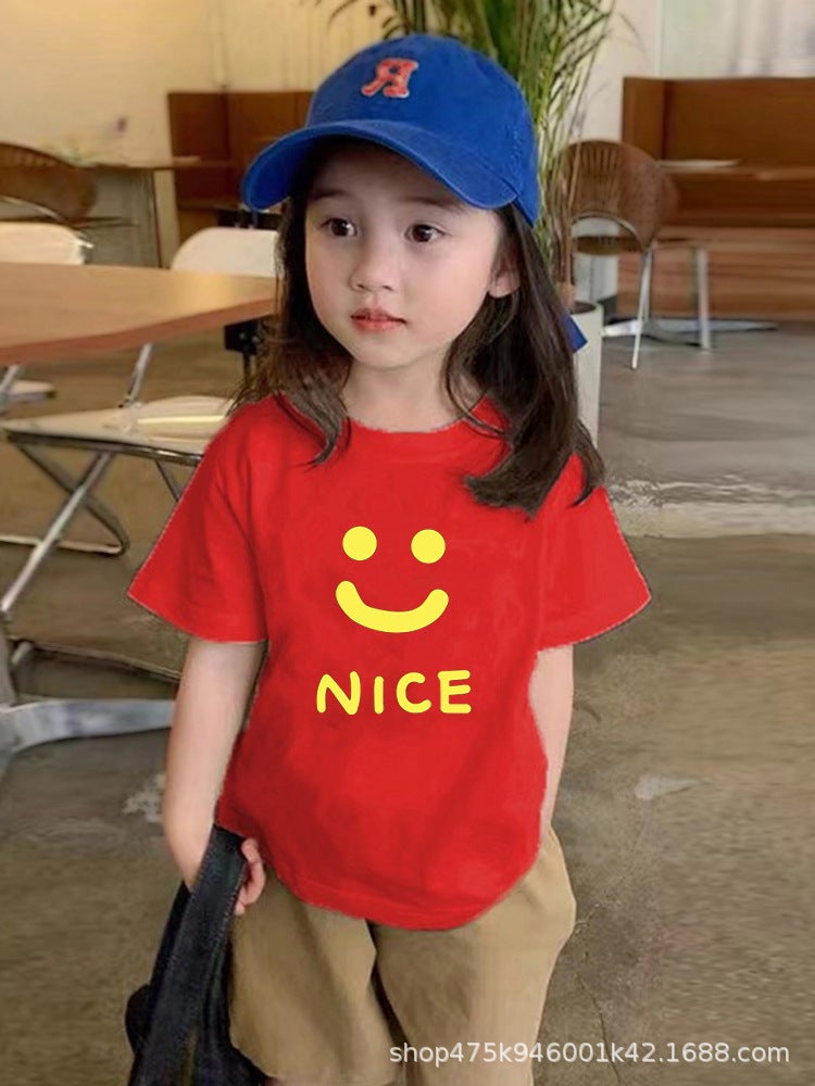 Children'S New Year Red Short Sleeve 2024 Dragon Year Boys' Cotton T-Shirt Children Girls' Birth Year Half Sleeve Top - Image 5