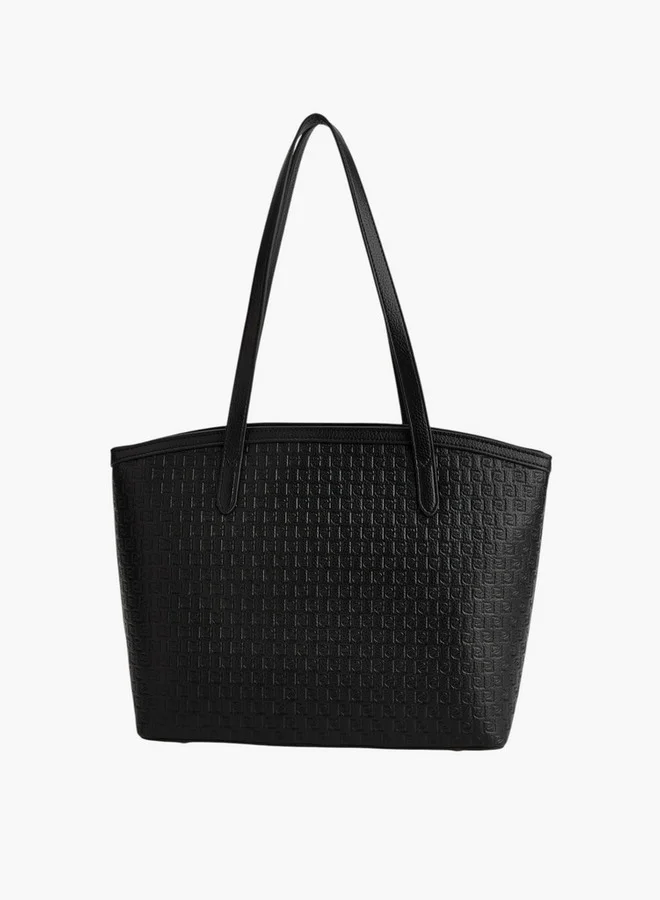 بابريكا Women Embossed Monogram Match Back