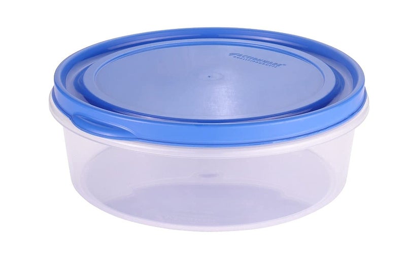LIPSA ENTERPRISE Khakhra Papad Roti Storage Container For Dining Table Drawer Cabinet Chapati Box For Kitchen Snacks Storage Container Khakhra Box Round Container 1 - Image 1