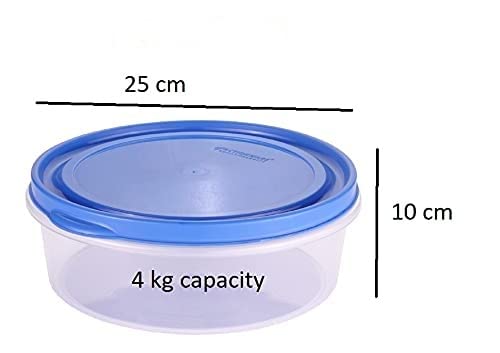 LIPSA ENTERPRISE Khakhra Papad Roti Storage Container For Dining Table Drawer Cabinet Chapati Box For Kitchen Snacks Storage Container Khakhra Box Round Container 1 - Image 2