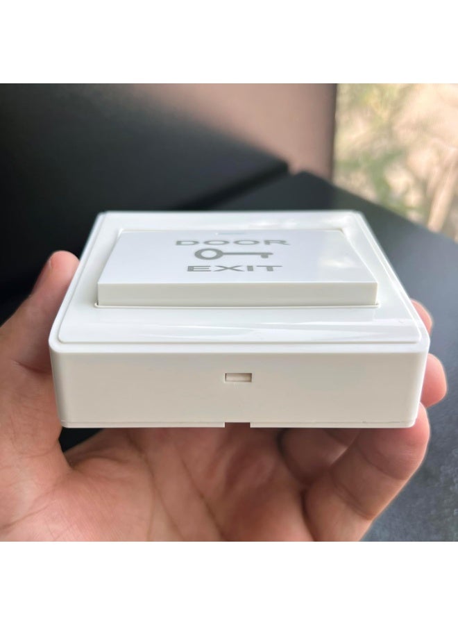 زر دفع خروج الباب مع صندوق سفلي، لوحة مفتاح خرج NO/COM للتحكم في الوصول وإطلاق الباب والأقفال الإلكترونية