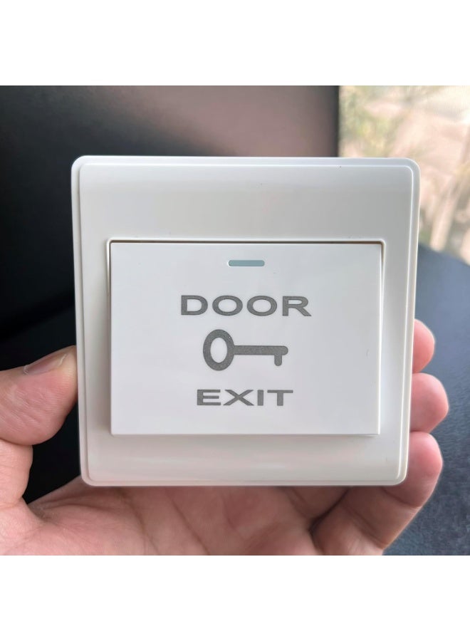 زر دفع خروج الباب مع صندوق سفلي، لوحة مفتاح خرج NO/COM للتحكم في الوصول وإطلاق الباب والأقفال الإلكترونية