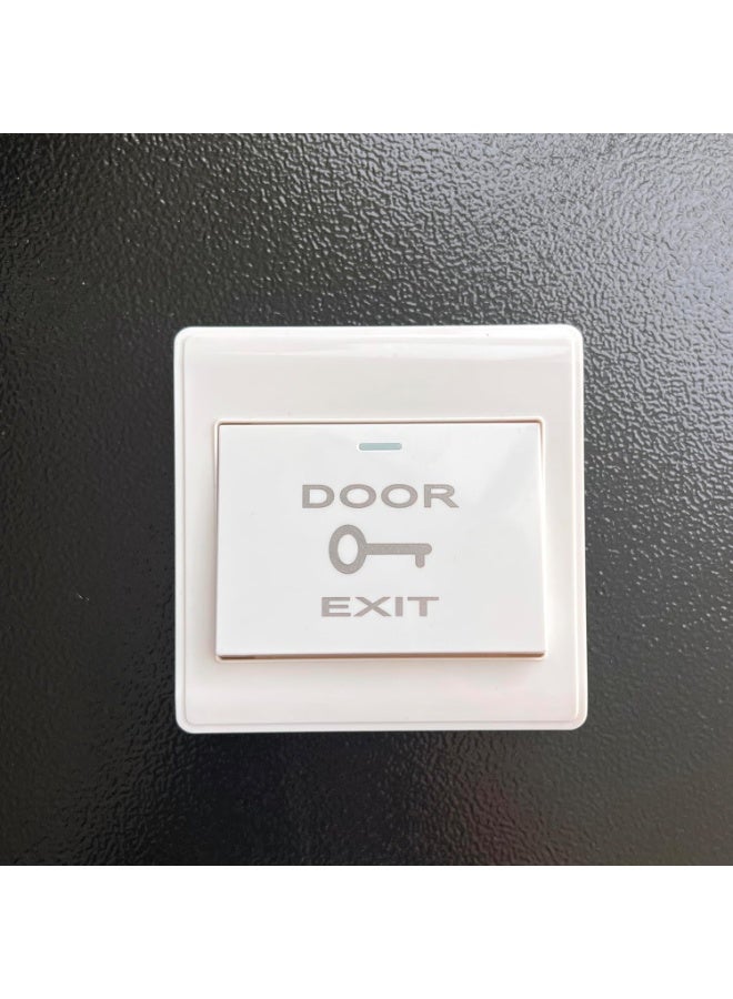 زر دفع خروج الباب مع صندوق سفلي، لوحة مفتاح خرج NO/COM للتحكم في الوصول وإطلاق الباب والأقفال الإلكترونية